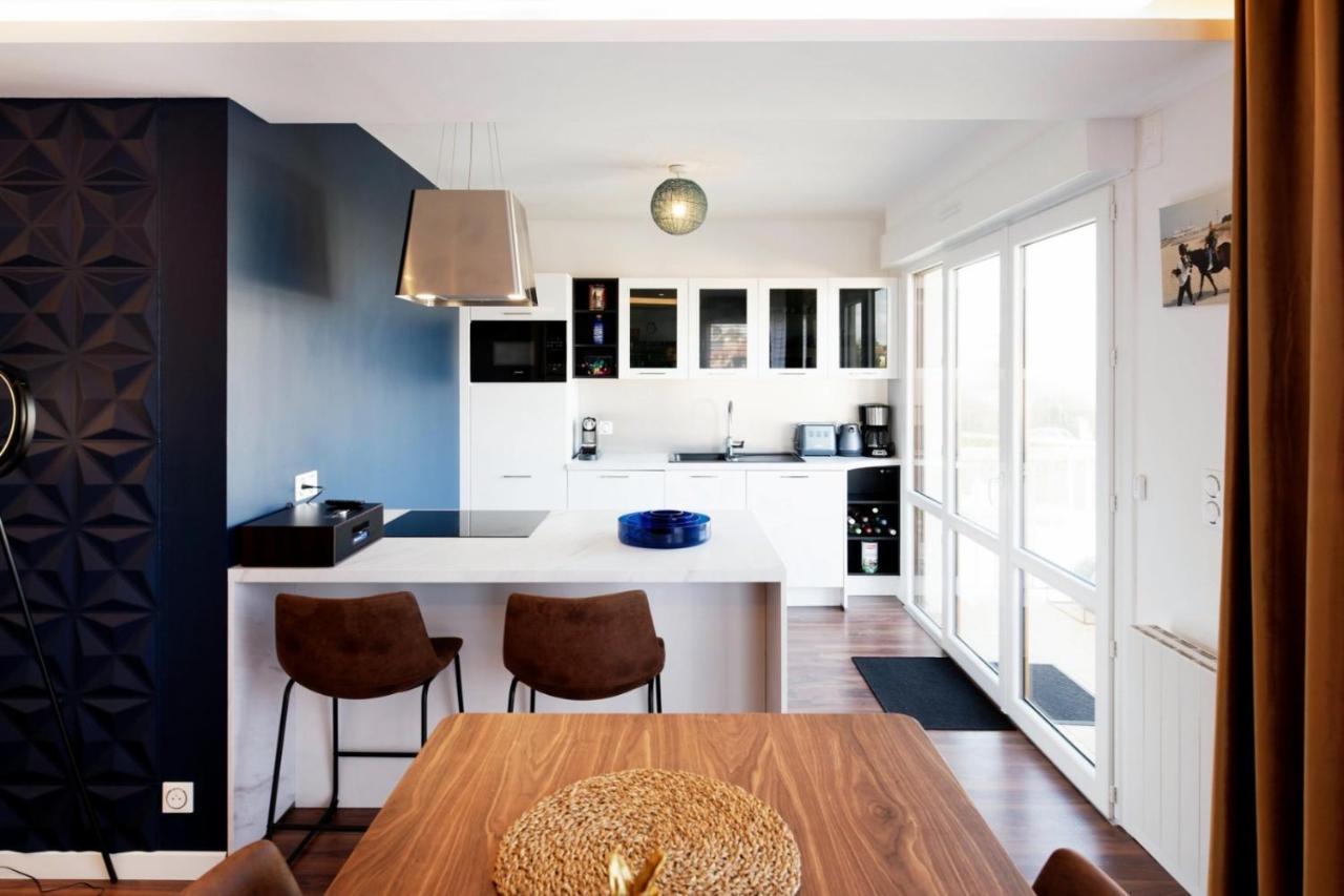 Le LUXE&votre VUE MER à Ouistreham Riva Bella Esterno foto