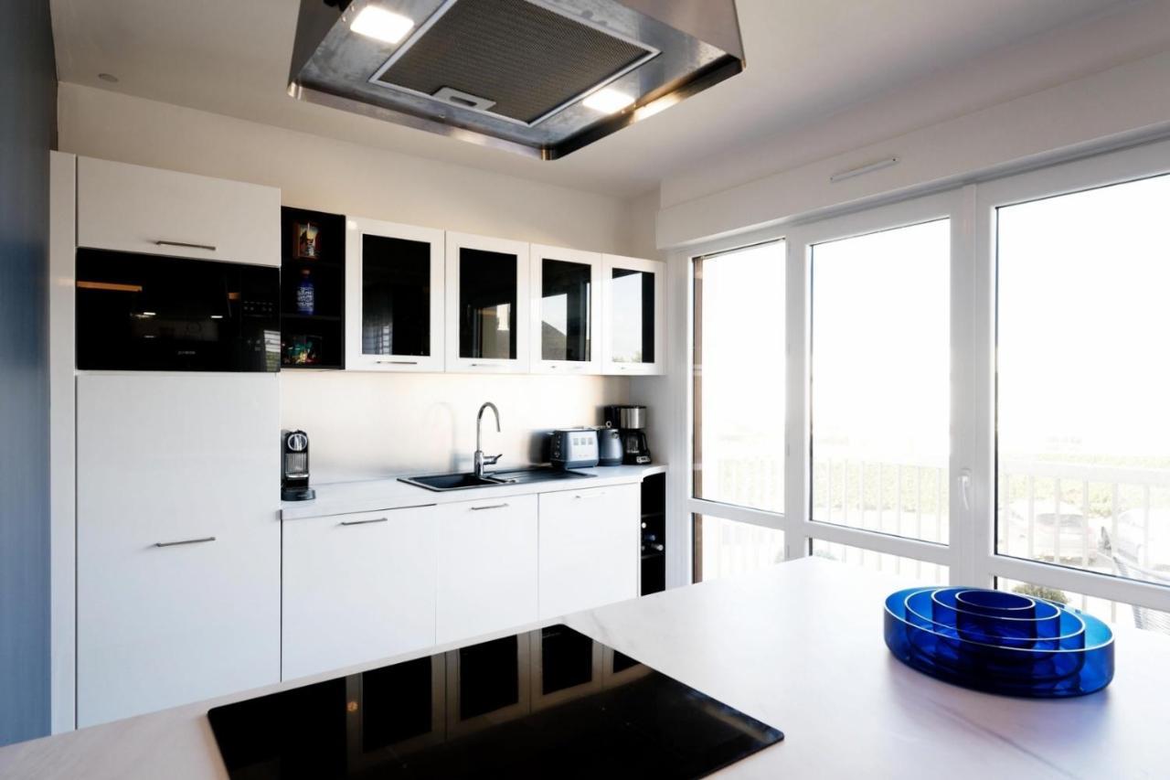 Le LUXE&votre VUE MER à Ouistreham Riva Bella Esterno foto